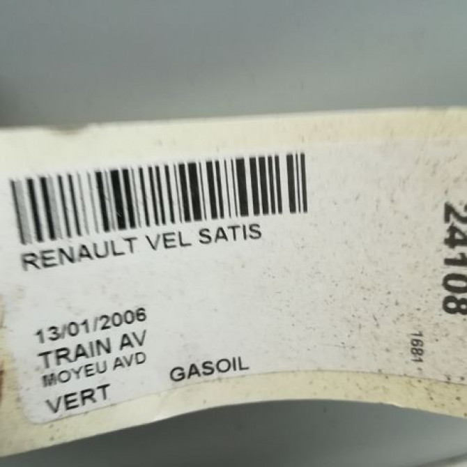 Moyeu avd occasion RENAULT VELSATIS Phase 1 01-2002->04-2005 402109697R 3