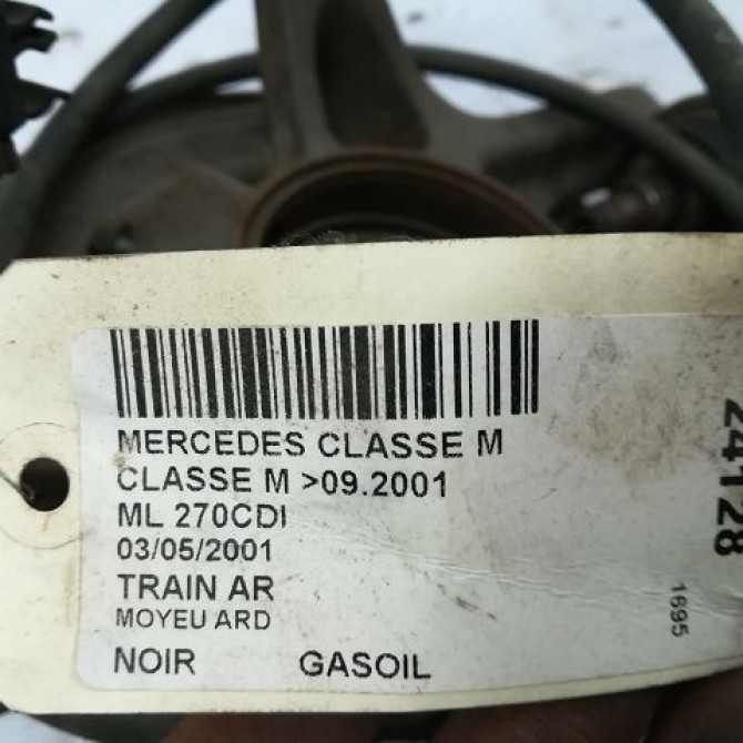 Moyeu ard occasion MERCEDES CLASSE ML I Phase 1 01-1998->09-2001 1633300051 3