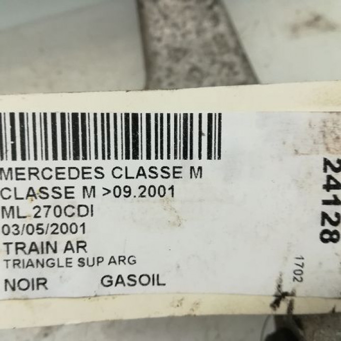 Triangle sup arg occasion MERCEDES CLASSE ML I Phase 1 01-1998->09-2001 3