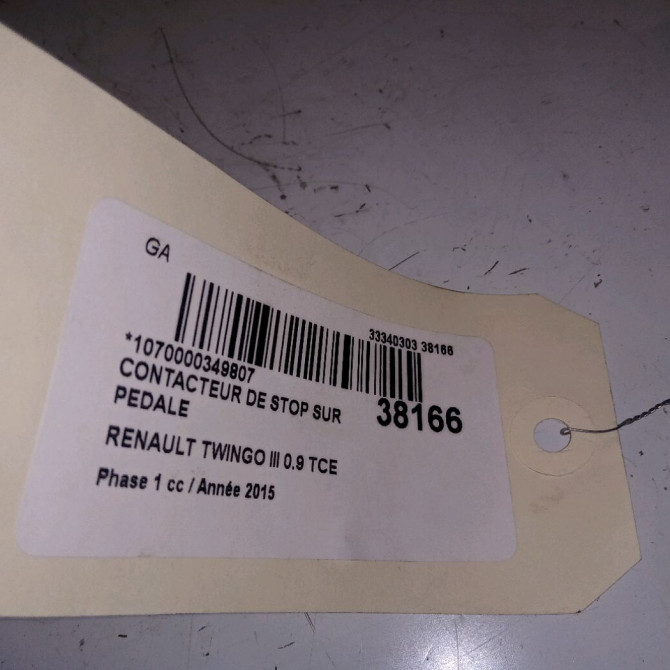 occasion RENAULT TWINGO III Phase 1 06-2014->... 0.9 TCE 12v 90ch 2