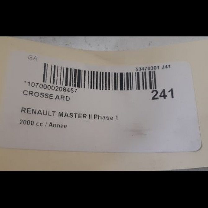 Crosse ard occasion RENAULT MASTER II Phase 1 09-1997->11-2003 2