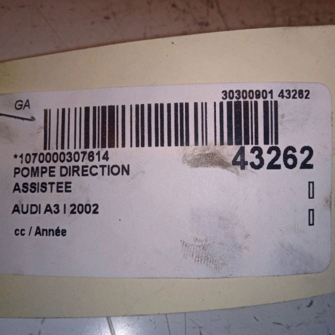Pompe direction assistee occasion AUDI A3 I 6