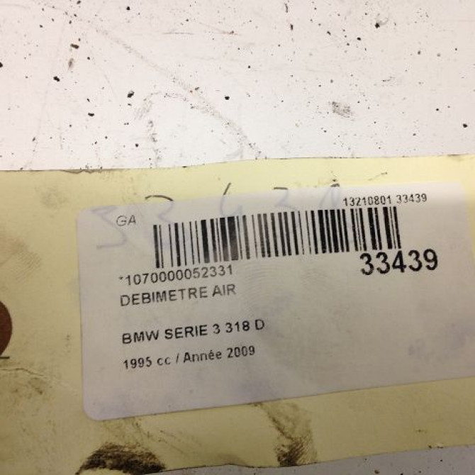 Debimetre air occasion B.M.W. SERIE 3 III Phase 1 01-1991->04-1998 318 TDS 13628509724 3