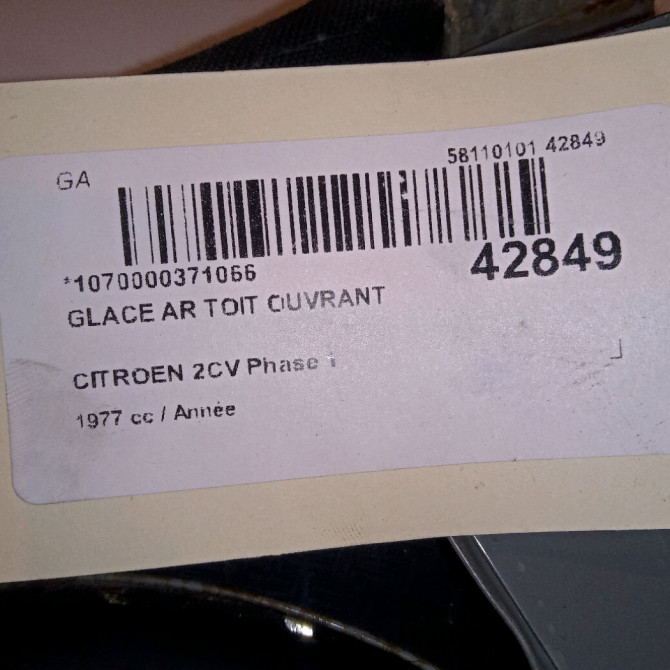occasion CITROEN 2CV Phase 1 06-1975->06-1990 4