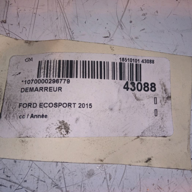 Démarreur occasion FORD ECOSPORT 5