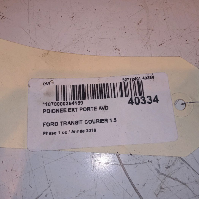 Poignee ext porte avd occasion FORD 146 Phase 1 04-1995->04-1999 1.5 TDCI 75ch 1788863 3