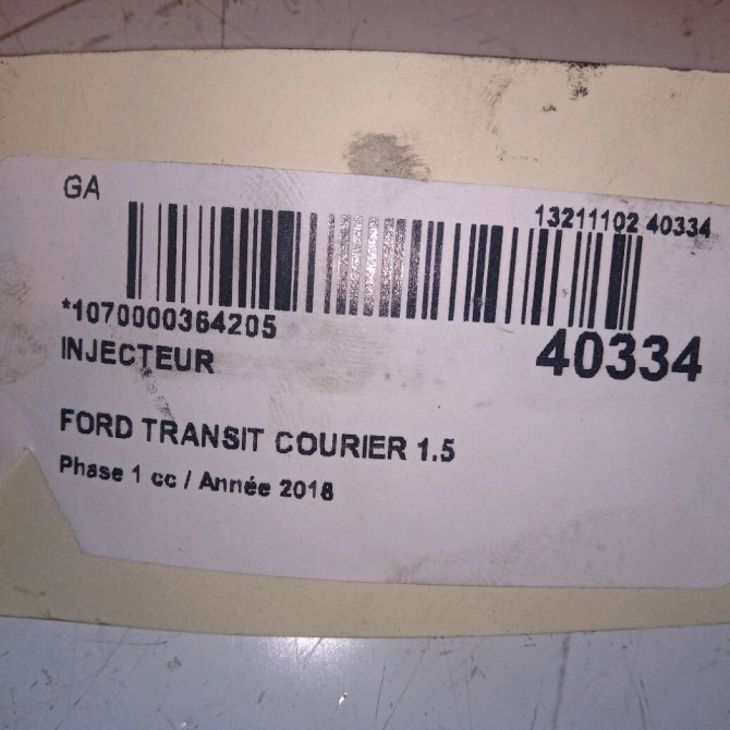 Injecteur occasion FORD 146 Phase 1 04-1995->04-1999 1.5 TDCI 75ch 1745052 4