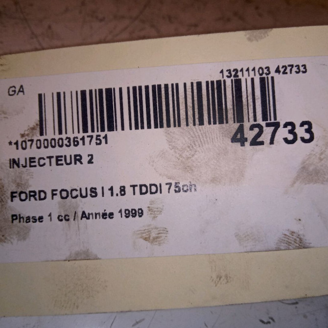 occasion FORD FOCUS I Phase 1 10-1998->09-2004 1.8 TDDI 75ch 1429840 4