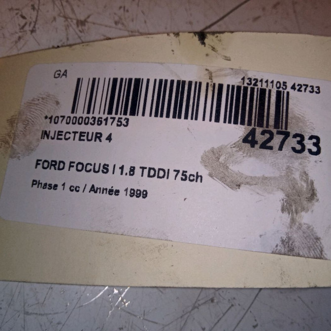 occasion FORD FOCUS I Phase 1 10-1998->09-2004 1.8 TDDI 75ch 1429840 4