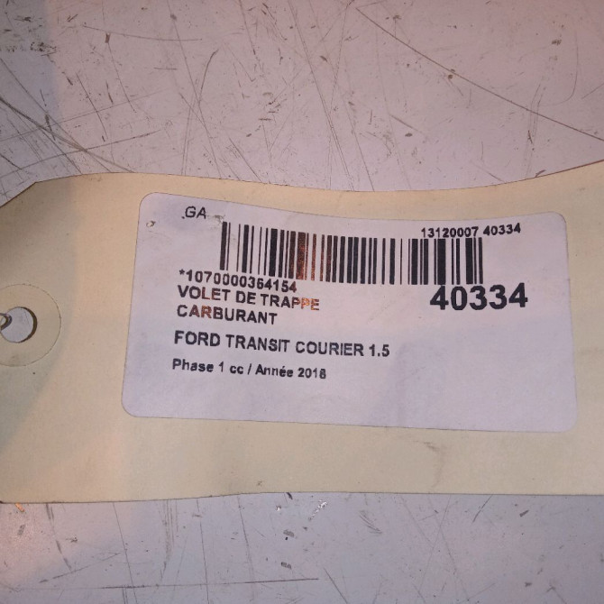 Volet de trappe carburant occasion FORD 146 Phase 1 04-1995->04-1999 1.5 TDCI 75ch 1844582 4