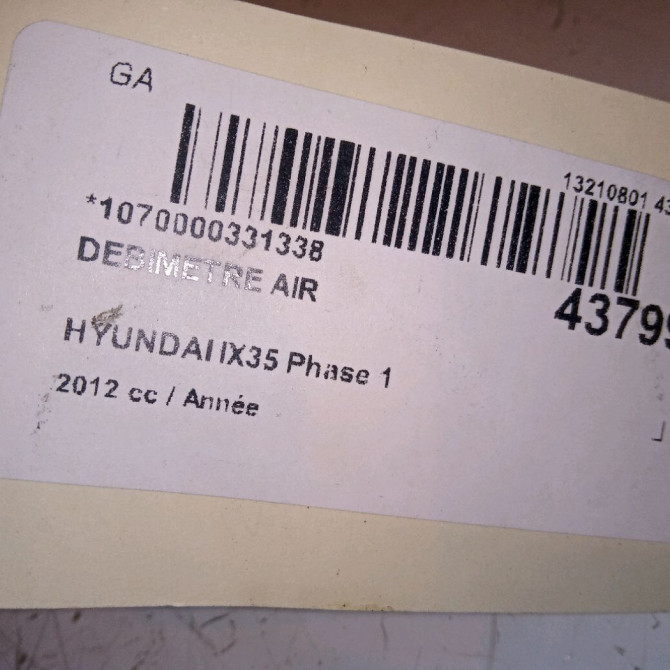 Debimetre air occasion HYUNDAI IX35 Phase 1 03-2010->06-2013 281642F000 5