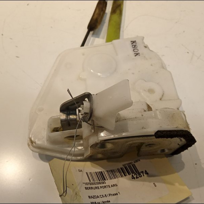 Serrure porte arg occasion MAZDA CX-5 I Phase 1 01-2012->... KD5373310 2