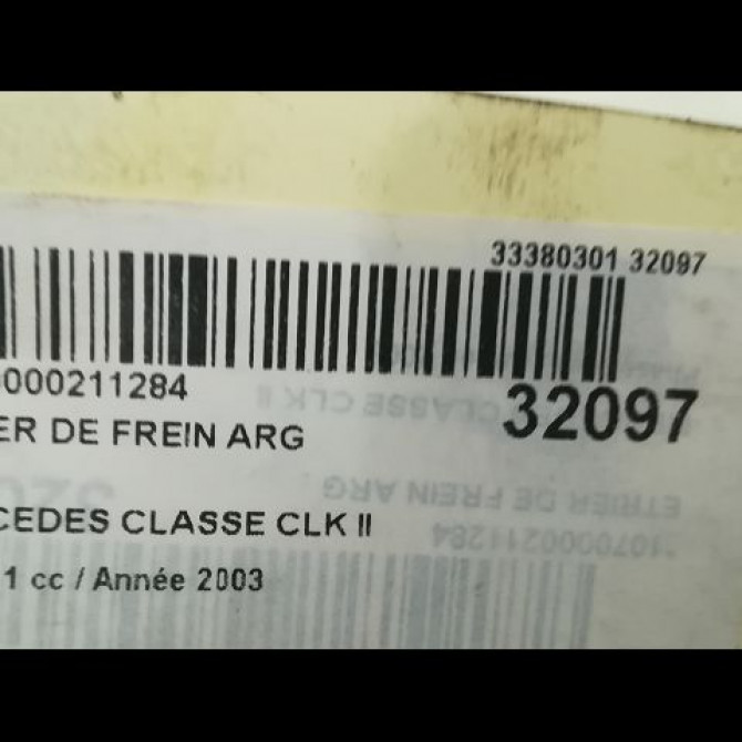 Etrier de frein arrière gauche occasion MERCEDES CLASSE CLK II Phase 1 05-2002->12-2009 270 CDI 2034231998 3