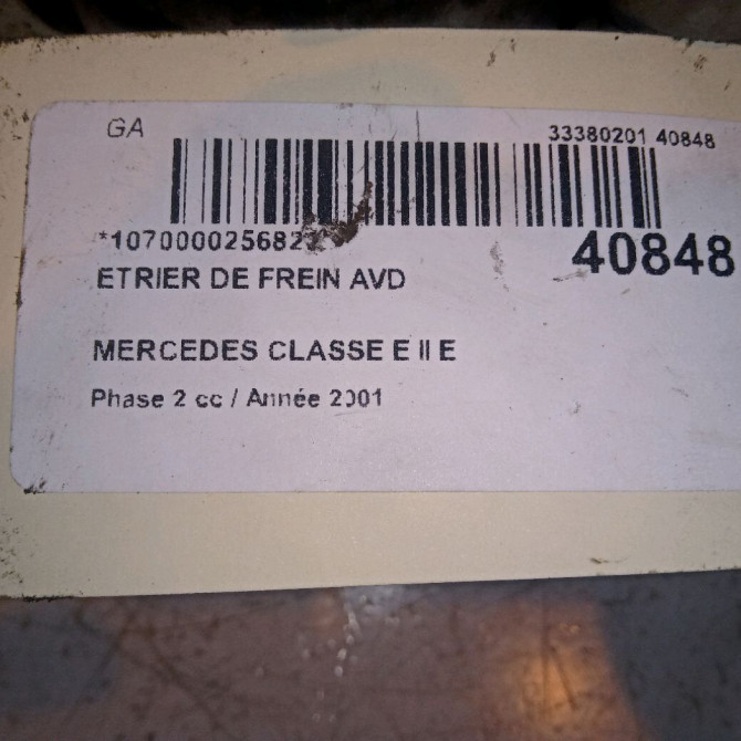 Etrier de frein avant droit occasion MERCEDES CLASSE E II Phase 2 09-1999->03-2002 E 220 CDI 14203083 4