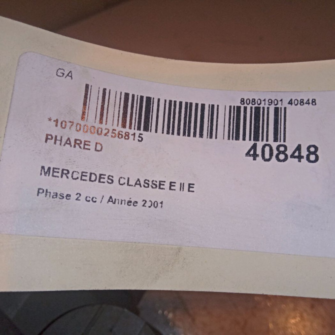 Phare droit occasion MERCEDES CLASSE E II Phase 2 09-1999->03-2002 E 220 CDI 2108203061 4