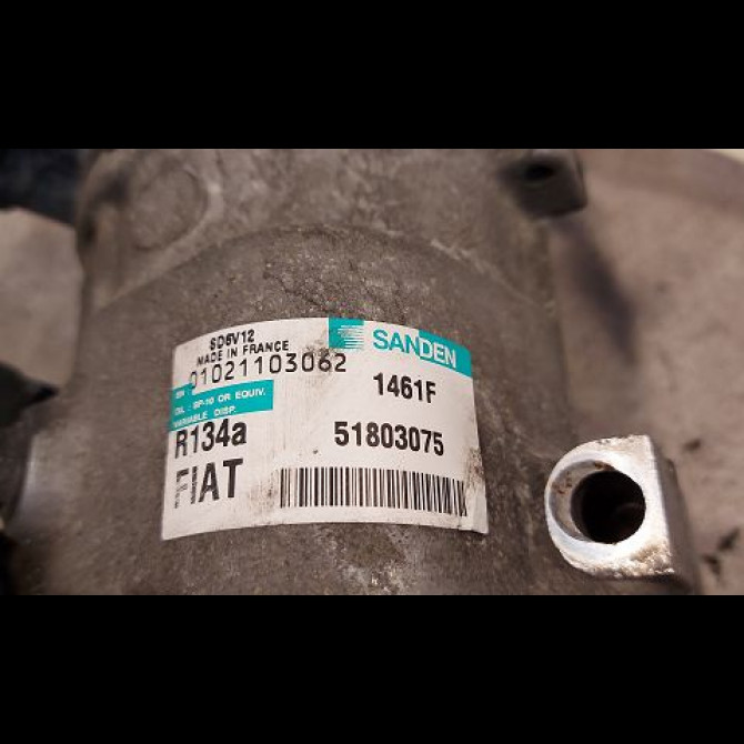 Compresseur air conditionne occasion FIAT PUNTO EVO III Phase 1 10-2009->12-2013 1.3 MULTIJET 75ch 71724084 3