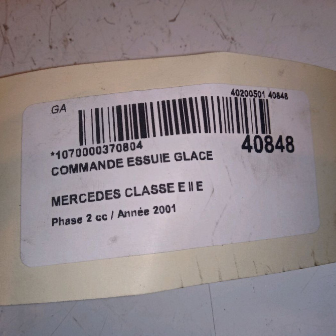 Commande essuie glace occasion MERCEDES CLASSE E II Phase 2 09-1999->03-2002 E 220 CDI 5