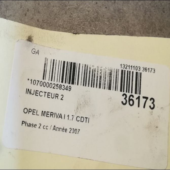occasion OPEL MERIVA I Phase 2 01-2006->09-2010 1.7 CDTI 100ch 98433634 3
