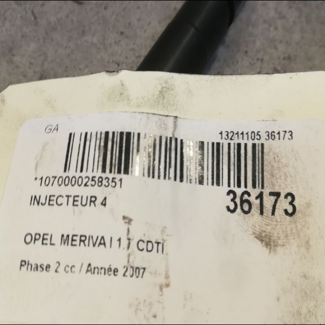 occasion OPEL MERIVA I Phase 2 01-2006->09-2010 1.7 CDTI 100ch 98433634 3