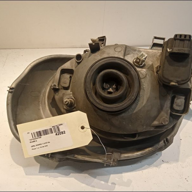 Phare droit occasion OPEL VIVARO I Phase 1 10-2002->08-2006 1.9 DTI 8v 100ch 91165720 2