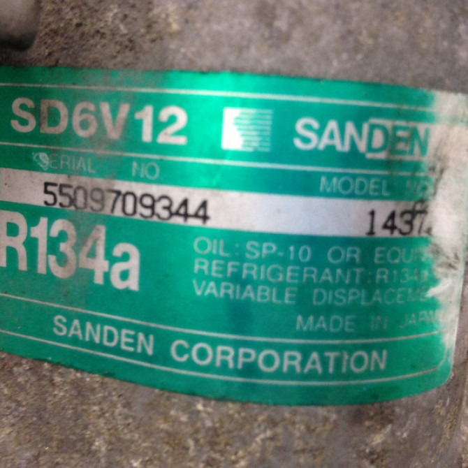 Compresseur air conditionne occasion PEUGEOT 307 Phase 1 04-2001->06-2005 6453KW 4