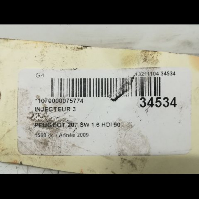occasion PEUGEOT 207 Phase 1 04-2006->06-2013 1.6 HDI 16v 90ch 4