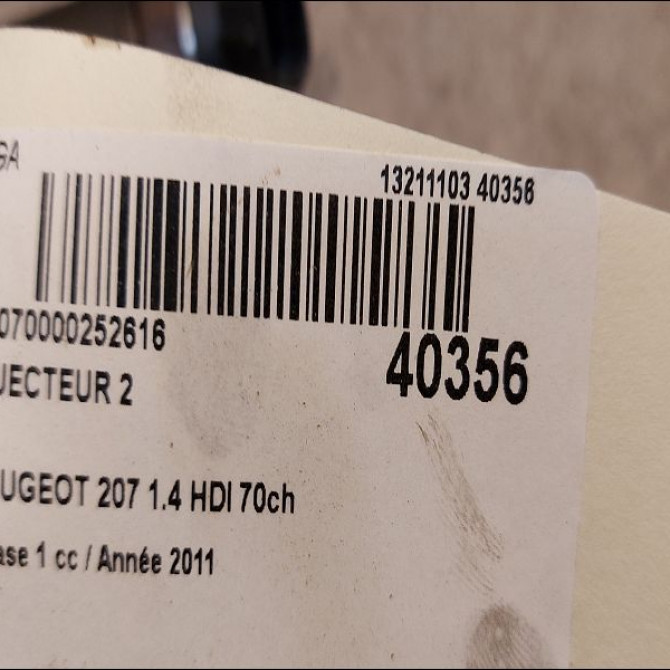 occasion PEUGEOT 207 Phase 1 04-2006->06-2013 1.4 HDI 70ch 1980EJ 3