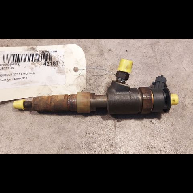 Injecteur occasion PEUGEOT 207 Phase 1 04-2006->06-2013 1.4 HDI 70ch 2