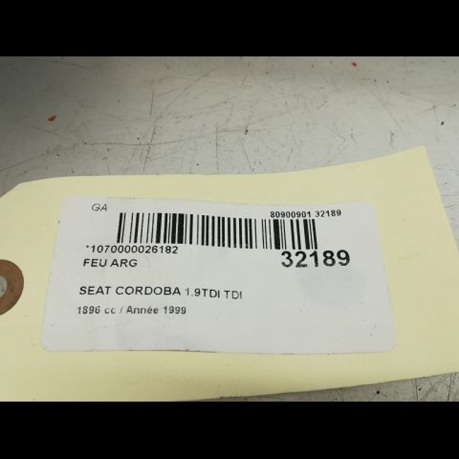 Feu arrière gauche occasion SEAT CORDOBA I Phase 2 09-1999->10-2002 6K5945111 3