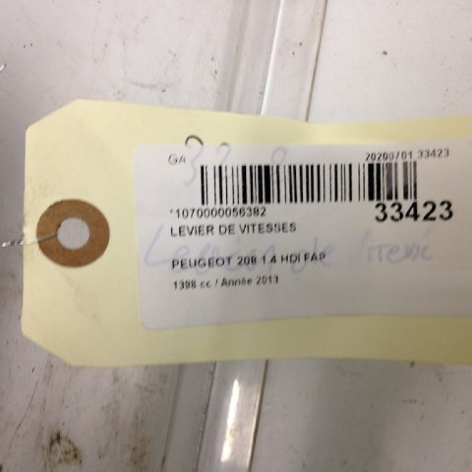 Levier de vitesses occasion PEUGEOT 208 208 Phase 1 2012-03-01->2015-09-30 1.4 HDI 68ch 9676190280 3