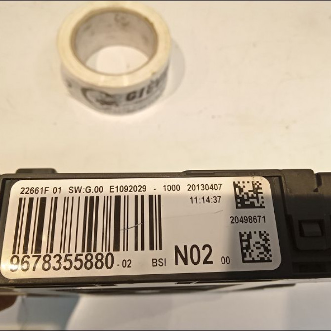 Platine fusible habitacle occasion PEUGEOT 208 208 Phase 1 2012-03-01->2015-09-30 1.2 VTI 82ch 2