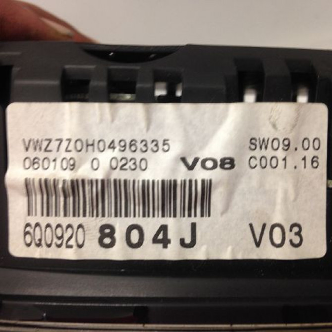 Compteur occasion VOLKSWAGEN POLO IV Phase 2 05-2005->09-2009 1.4 TDI 70ch 3