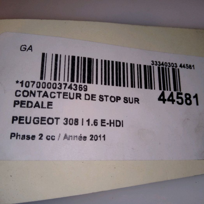 occasion PEUGEOT 308 I Phase 2 04-2011->12-2014 1.6 E-HDI 112ch 1606480480 3
