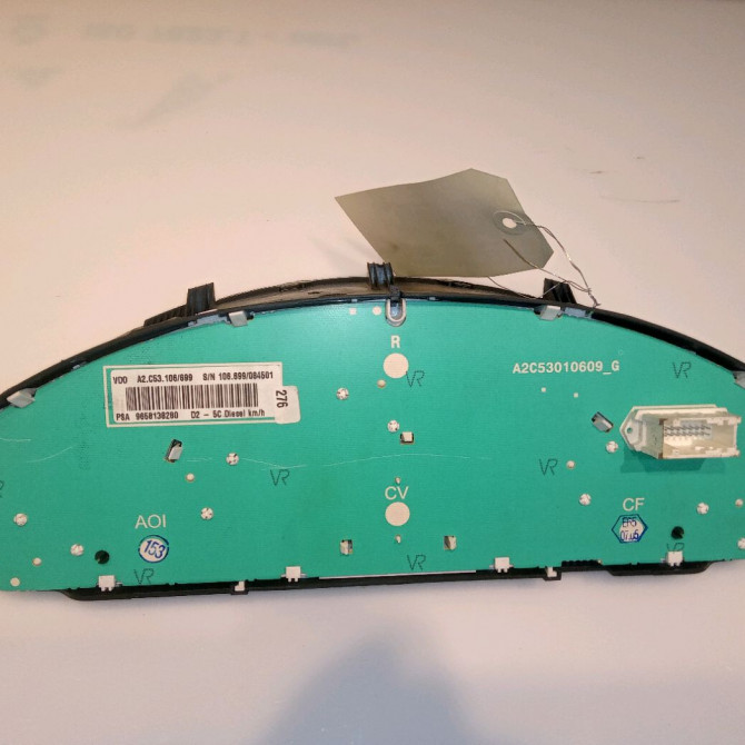 Compteur occasion PEUGEOT 407 phase 1 SW 07-2004->07-2008 1.6 HDI 110ch 610386 2