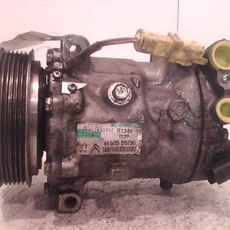Compresseur air conditionne occasion PEUGEOT 407 Phase 1 04-2004->07-2008 9660555280