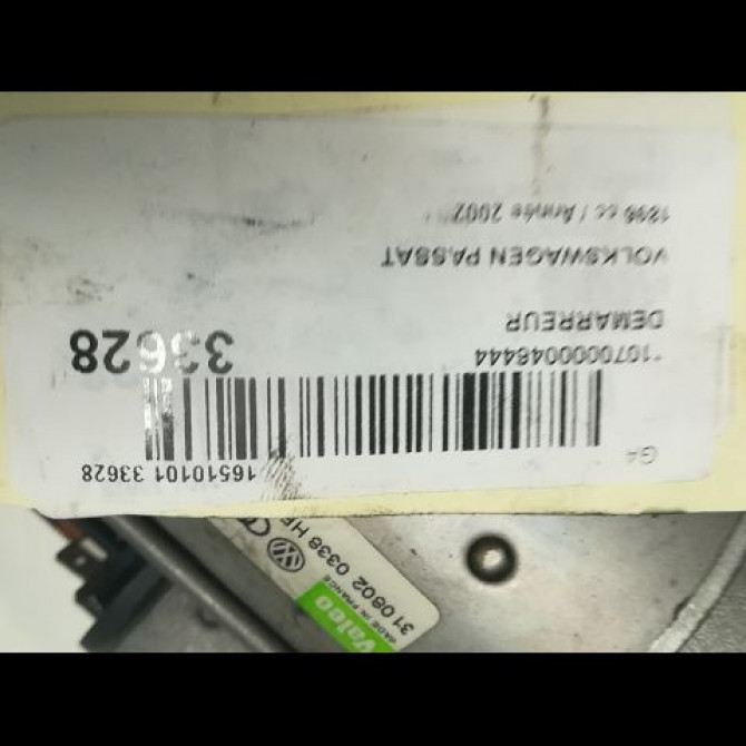 Démarreur occasion VOLKSWAGEN PASSAT IV Phase 2 10-2000->03-2005 1.9 TDI 130ch 5