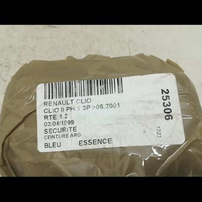Ceinture arrière gauche occasion RENAULT CLIO II Phase 1 03-1998->06-2001 1.2 8200282139 3