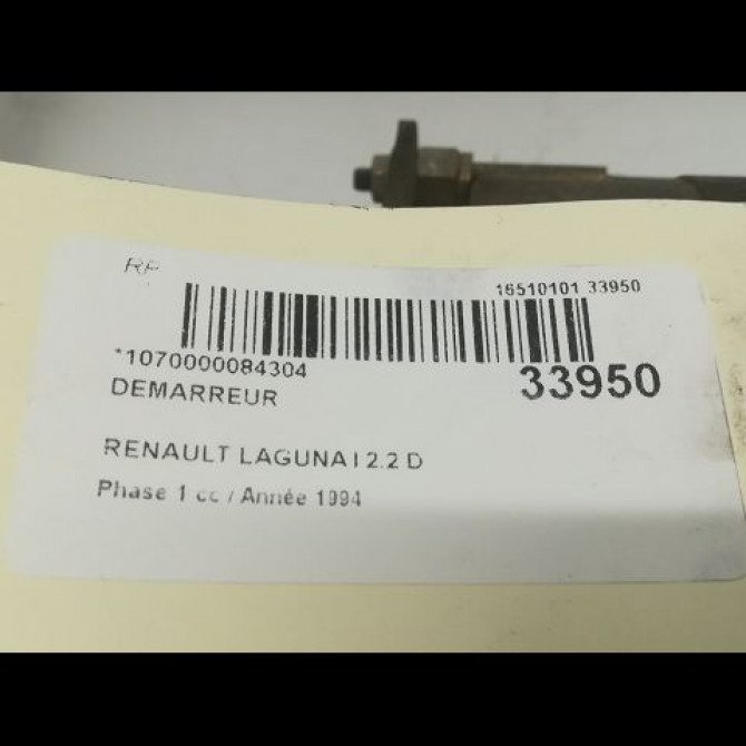 Démarreur occasion RENAULT LAGUNA I Phase 1 01-1994->04-1998 2.2 D 7711134201 4