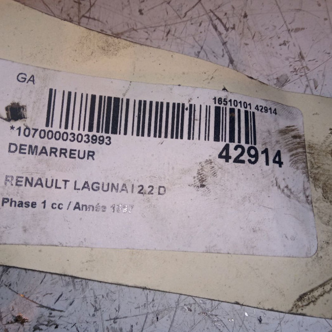 Démarreur occasion RENAULT LAGUNA I Phase 1 01-1994->04-1998 2.2 D 7711134201 5