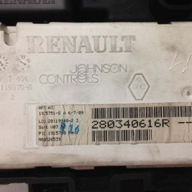 Afficheur digital occasion RENAULT MEGANE III Phase 1 11-2008->01-2012 1.4 TCE 16v 130ch 4