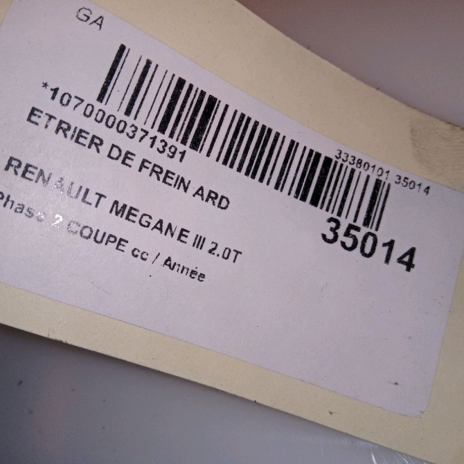 Etrier de frein arrière droit occasion  440018456R 4