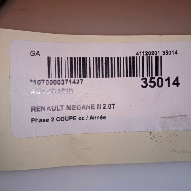 Autoradio occasion  281153266R 5