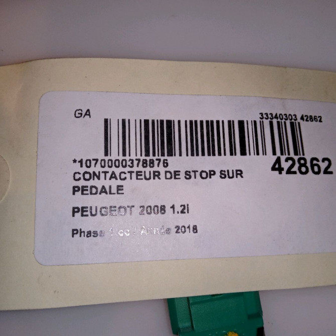 occasion PEUGEOT 2008 Phase 1 01-2013->... 1.2i PURETECH 110ch 4