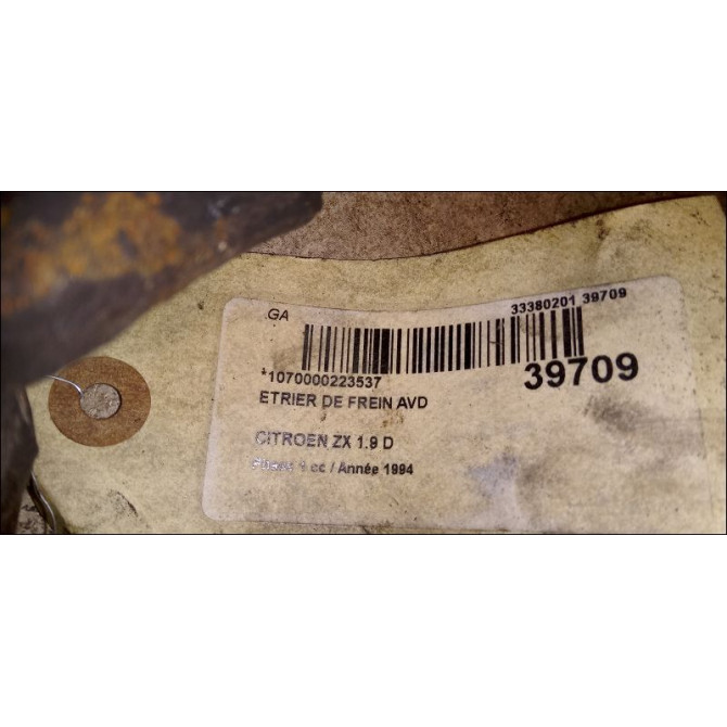 Etrier de frein avant droit occasion CITROEN ZX Phase 1 05-1992->06-1994 1.9 D 441004 3