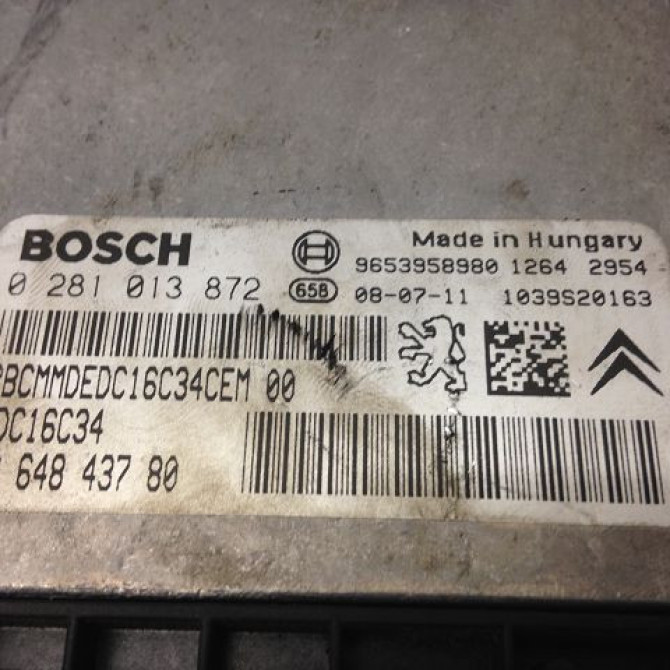 Calculateur moteur occasion PEUGEOT 207 Phase 1 04-2006->06-2013 1.6 HDI 16v 90ch 1608325880 3