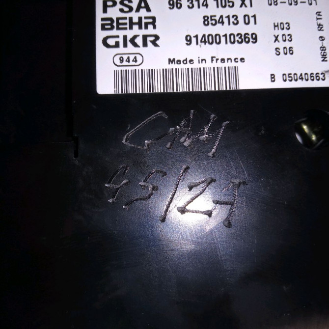 Commande de chauffage occasion CITROEN XSARA PICASSO Phase 1 12-1999->02-2004 2.0 HDi 90ch 6451LV 3