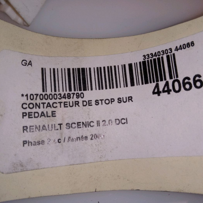 occasion RENAULT SCENIC II Phase 2 09-2006->04-2009 2.0 DCI 150ch 2