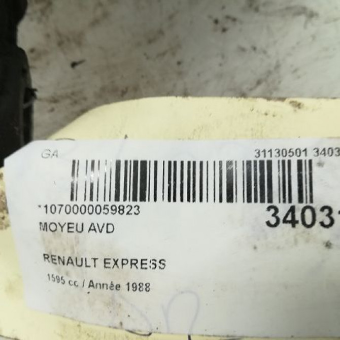 Moyeu avd occasion RENAULT EXPRESS Phase 1 11-1985->09-1994 7701205778 4