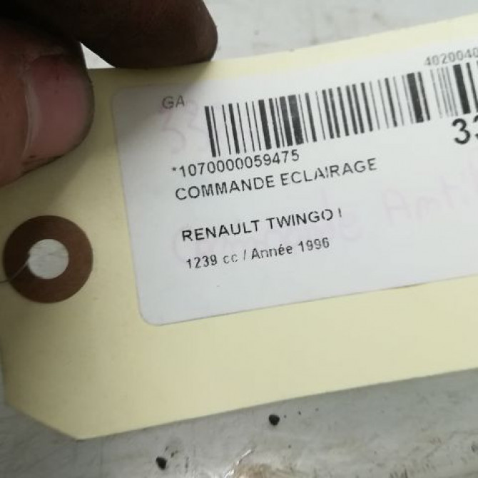 Commande eclairage occasion RENAULT TWINGO I Phase 1 04-1993->08-1998 7700839681 4
