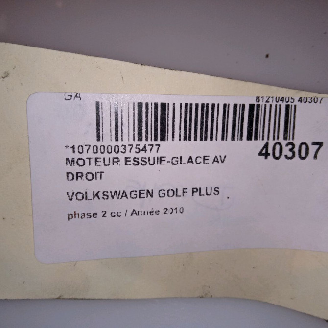 occasion VOLKSWAGEN GOLF PLUS Phase 1 04-1995->04-1999 1.6 TDI 105ch 4